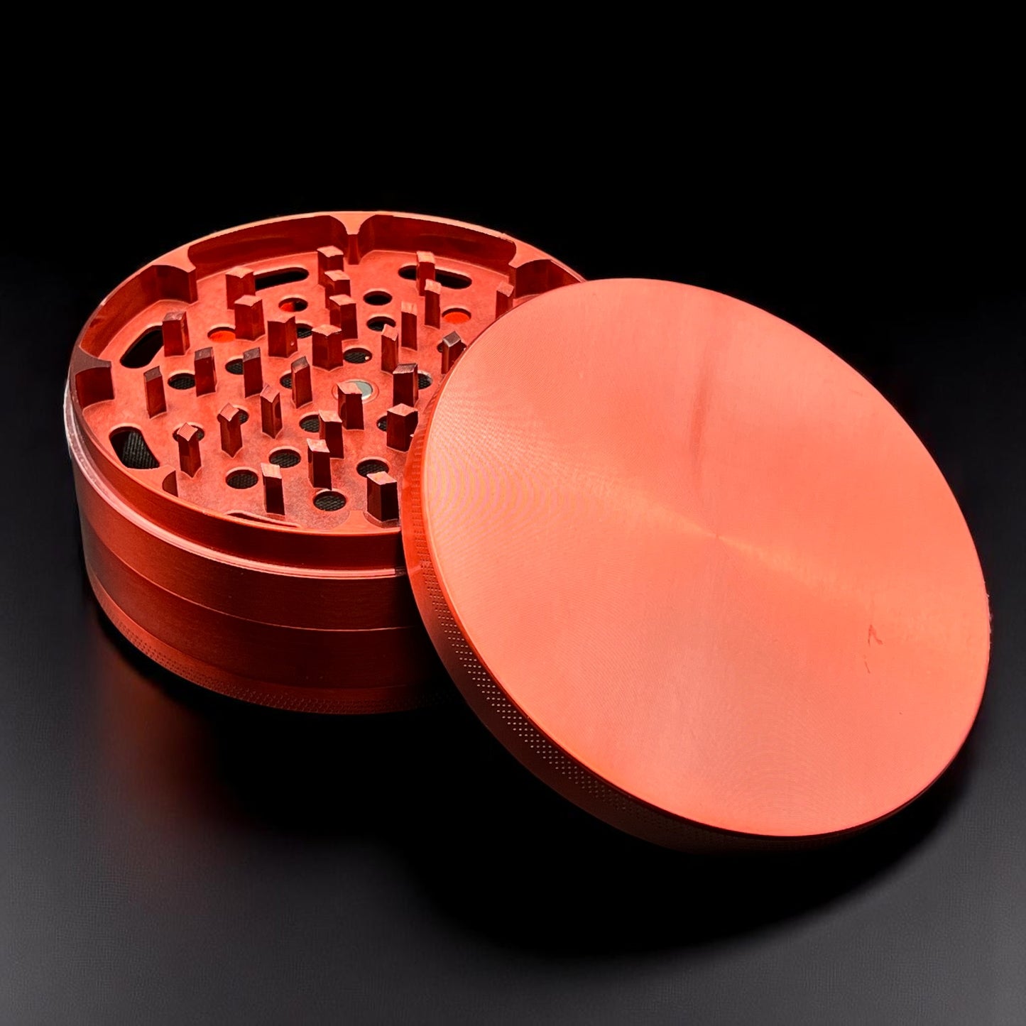 red large grinder